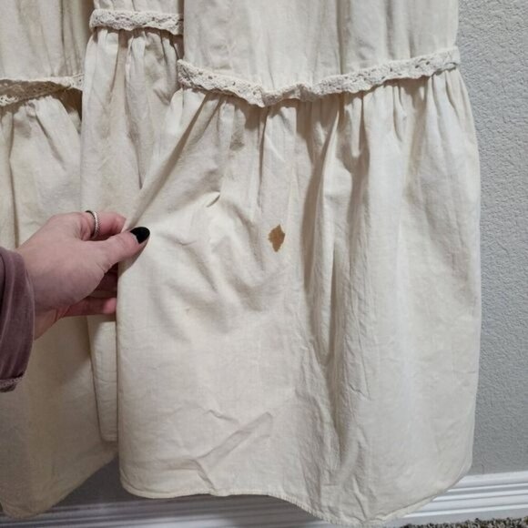 DALES CASUALS x VINTAGE 60s Hawaiian dress in cream cottagecore‎ boho - Picture 11 of 14